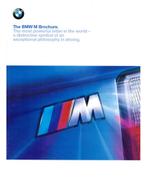 1998 BMW M PROGRAMMA BROCHURE ENGELS, Nieuw, BMW, Author