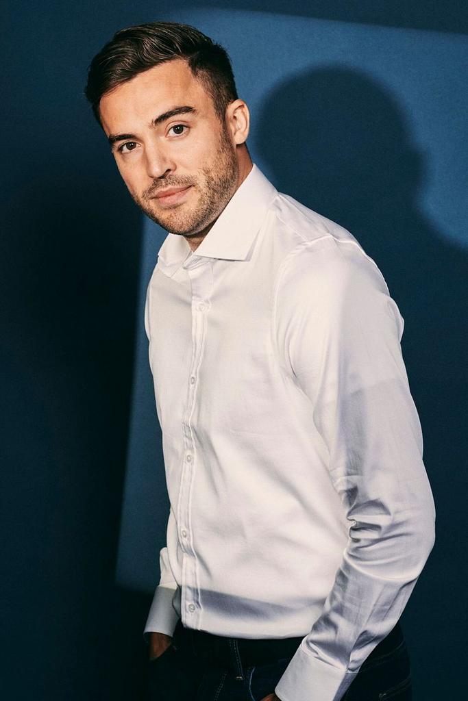 Suitable Satin Overhemd Wit maat 38 Heren, Kleding | Heren, Overhemden, Wit, Nieuw, Verzenden