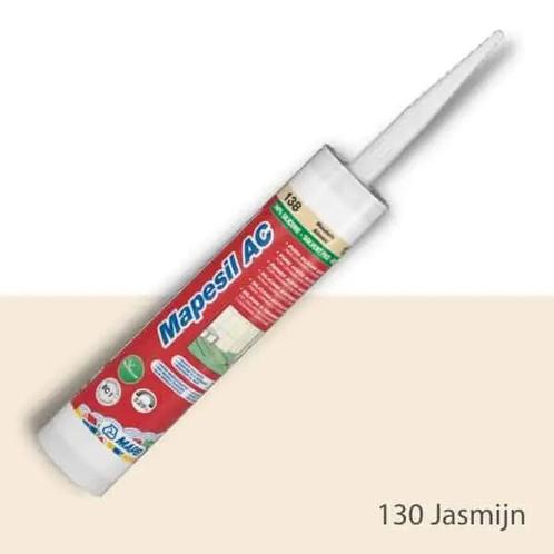 Mapei Mapesil AC - Siliconenkit - 310ml - Jasmijn 130, Doe-het-zelf en Verbouw, Tegels, Ophalen of Verzenden