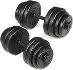 Physionics® Korte halterset, 20 kg, gekartelde handgreep, Ø, Verzenden, Nieuw
