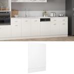 vidaXL Vaatwasserpaneel Lyon 45x3x67 cm bewerkt hout wit, Verzenden, Nieuw, Wit