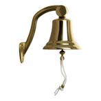Scheepsbel | Messing | Incl. Muurbeugel | Ø100x100(h)mm EMGA, Verzenden, Nieuw in verpakking