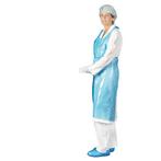 Schorten plastic Mediware 160cm 100 stuks Blauw, Diversen, Verpleegmiddelen, Verzenden, Nieuw