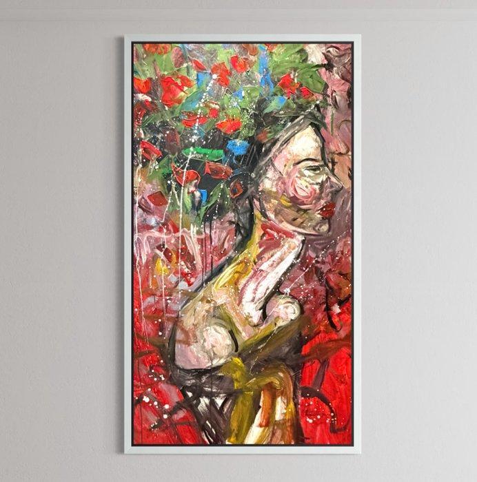 Anastasiya Tumanova - Cornélia.-XXL, Antiek en Kunst, Kunst | Schilderijen | Modern