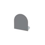 Vloerplaat antraciet staal halfrond 1300x1200mm, Huis en Inrichting, Kachels, Ophalen of Verzenden, Nieuw