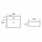 Fonteinset Zapa One Pack Rechthoek 29X34 Cm, Ophalen of Verzenden, Nieuw