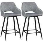 TRUUSK Set Van 2 Barkrukken, Barstoelen, Bistrokrukken Met V, Huis en Inrichting, Barkrukken, Verzenden, Nieuw