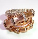Spiralen-Design - 18 karaat Rosé goud - Ring - 1.74 ct
