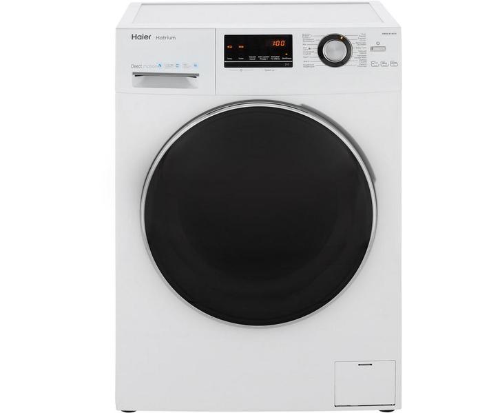 Haier HW80-B14636 - Wasmachine - 8 kg - 1400 tpm -, Witgoed en Apparatuur, Wasmachines, Voorlader, 85 tot 90 cm, Ophalen of Verzenden