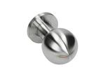 Veiling - 2x Yale draaibol-deurknop op rozet 50mm, Nieuw