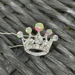 PaCaZa Zilverkleurige Hairpins - kroon - Diamantjes - 5 s..., Kleding | Dames, Nieuw, Ophalen of Verzenden