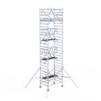 Rolsteiger Professional 135x305 9,2m werkhoogte vrijstaand, Doe-het-zelf en Verbouw, Steigers, Verzenden, Nieuw, Rolsteiger of Kamersteiger