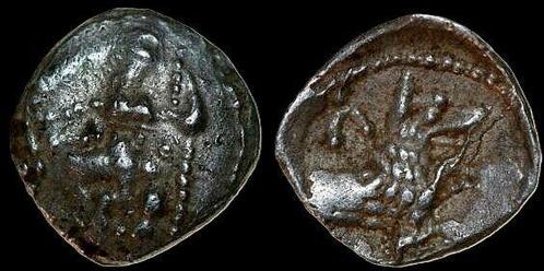 Lycaonia, Laranda circa 324/3 Bc Ar Obol 10mm, 0 44 g Wolf, Postzegels en Munten, Munten | Europa | Niet-Euromunten, Verzenden