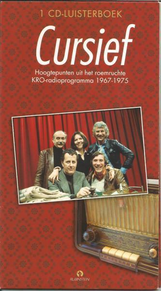 Cursief  Hoogtepunten uit het roemruchte KRO-radioprogramma, Boeken, Luisterboeken, Volwassene, Cd