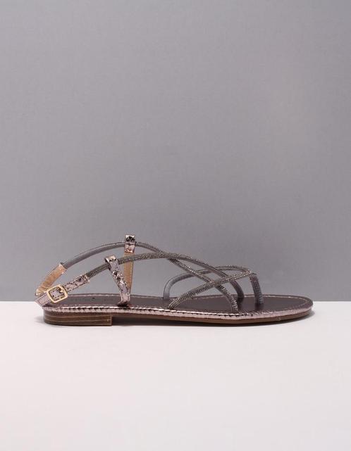 SALE! Mia & Jo sandalen dames 39 goud/zilver, Kleding | Dames, Schoenen, Nieuw, Verzenden