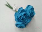 Camelia ranonkel foambloem blauw neon doos 30st foambloemen, Huis en Inrichting, Ophalen of Verzenden, Nieuw