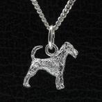 Zilveren Irish terrier ketting hanger - klein