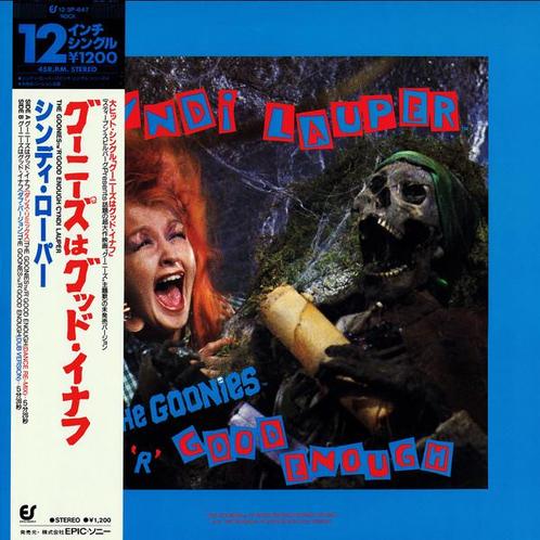 12 inch gebruikt - Cyndi Lauper - The Goonies R Good En..., Cd's en Dvd's, Vinyl Singles, Zo goed als nieuw, Verzenden