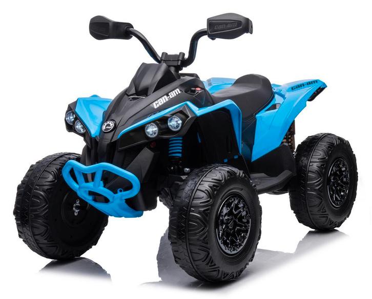 CAN-AM Maverick Blue, Quad, 12V10ah, 4WD, leder, RC, NIEUW!!, Kinderen en Baby's, Speelgoed | Buiten | Accuvoertuigen, Nieuw, Ophalen of Verzenden