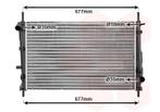 RADIATOR VOOR FORD MERCURY COUGAR 1999-2002 1024051, Ophalen of Verzenden, Nieuw