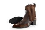 Linea Zeta Cowboy laarzen in maat 41 Bruin | 10% extra, Kleding | Dames, Bruin, Verzenden, Zo goed als nieuw, Linea Zeta