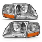 ANZO 1997-2003 Ford F-150 Crystal Headlight G2 Clear With, Ophalen of Verzenden, Nieuw