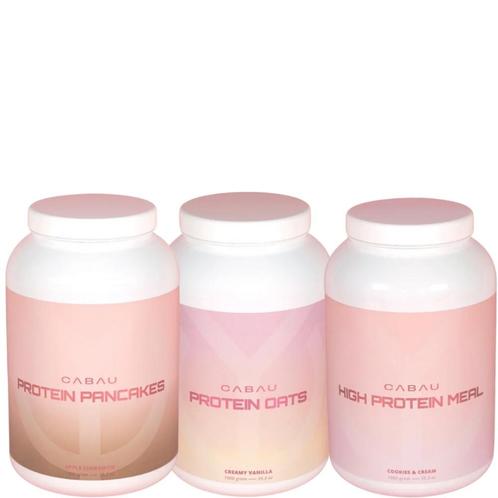 Cabau Lifestyle Protein Breakfast Set - 3x1000gr, Sieraden, Tassen en Uiterlijk, Uiterlijk | Haarverzorging, Overige typen, Nieuw