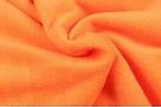 Fleece stof - Oranje - Per 10 meter, Hobby en Vrije tijd, Stoffen en Lappen, 200 cm of meer, Nieuw, Oranje, Polyester