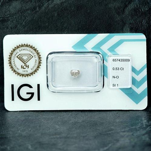 1 pcs Diamant (Natuurlijk gekleurd) - 0.53 ct - Hart - Very, Sieraden, Tassen en Uiterlijk, Edelstenen