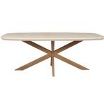 Eettafel Madison Sand | 280 cm | Deens Ovaal, Huis en Inrichting, Tafels | Eettafels, Ophalen of Verzenden, Nieuw