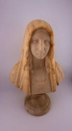 sculptuur, Busto della Vergine - 27 cm - Albast