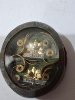 Reliekhouder - Glas, Legering, Papier, Textiel - 1850-1900 -