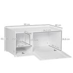 TRUUSK Kattenkast - Kattenbakverblijf en Bijzettafel - Magne, Verzenden, Nieuw