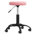 vidaXL Eetkamerstoel fluweel roze, Huis en Inrichting, Stoelen, Verzenden, Nieuw