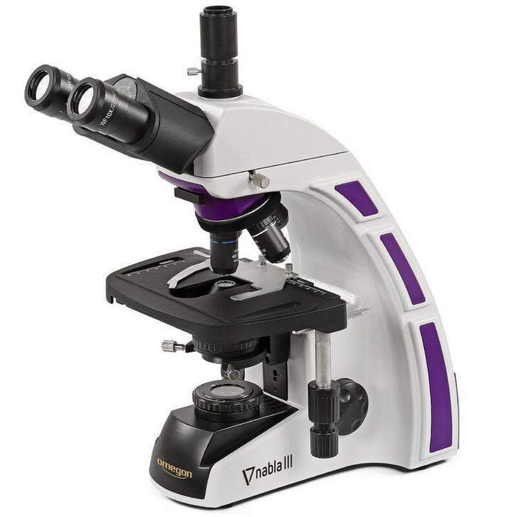 Omegon Microscoop Nabla III Trinoculaire 1000x, Audio, Tv en Foto, Optische apparatuur | Microscopen, Stereomicroscoop, 1000x of meer