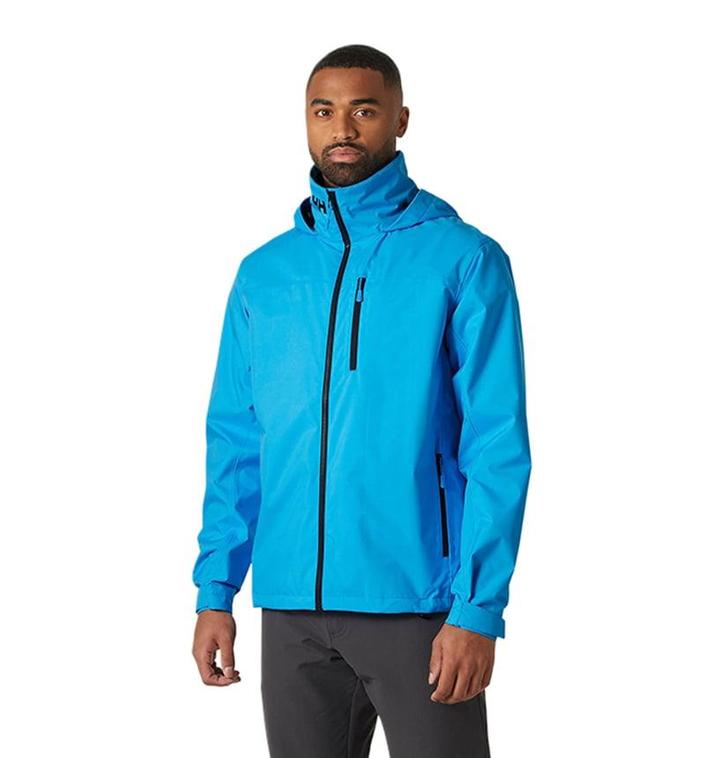 Helly Hansen Crew Hooded Jacket 2.0 | Heren | Cyaan, Watersport en Boten, Watersportkleding, Nieuw, Ophalen of Verzenden