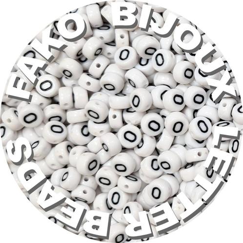 Fako Bijoux® - Letterkralen O - Letter Beads - Alfabet, Hobby en Vrije tijd, Kralen en Sieraden maken, Verzenden