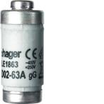 Hager D02 Smeltveiligheid 63A 400V Met Indicator - LE1863 [2, Verzenden, Nieuw, Overige typen