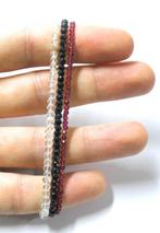 3 x armband - kwarts + spinel + granaat - 100% natuurlijk, Verzamelen
