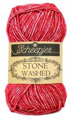 Scheepjes Stone Washed - 807 red jasper - Katoen Garen, Hobby en Vrije tijd, Breien en Haken, Ophalen of Verzenden, Nieuw