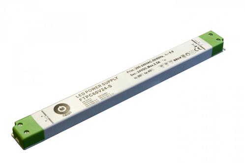 Inbouw adapter / voeding 12V / 5A 60W - Smal - Koof, Doe-het-zelf en Verbouw, Elektra en Kabels, Ophalen of Verzenden