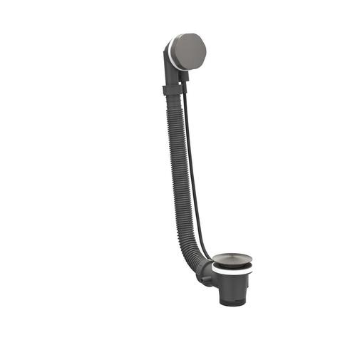 Badoverloopset IVY Geborsteld Metal Black PVD, Doe-het-zelf en Verbouw, Sanitair, Bad, Nieuw, Ophalen of Verzenden