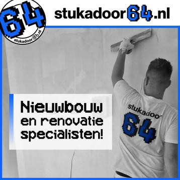 Eerst stucen, dan betalen! | 100% Achteraf | Héél NL beschikbaar voor biedingen
