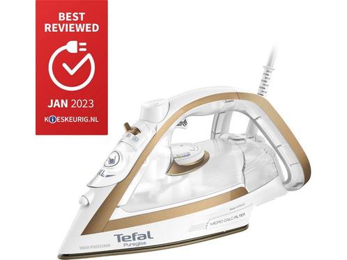 Tefal Puregliss FV8042 - Stoomstrijkijzer - 2900W - Goud,, Huis en Inrichting, Woonaccessoires | Overige, Zo goed als nieuw, Verzenden