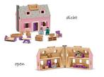 Melissa & Doug  Draagbaar Poppenhuis + Meubels, Ophalen of Verzenden, Nieuw