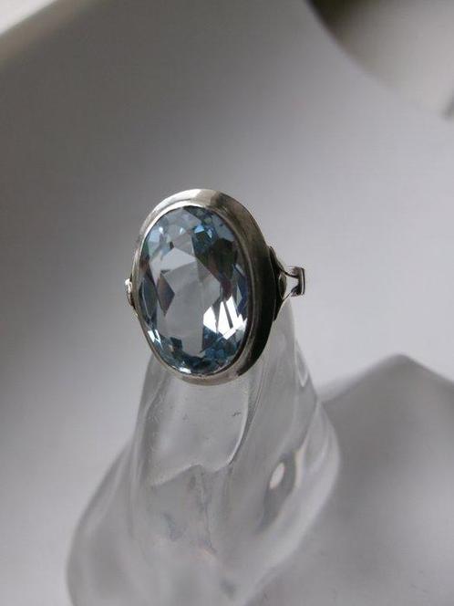 Zilver, Spinel - Ring - Art Deco, Antiek en Kunst, Kunst | Designobjecten