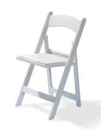Klapstoel | Wit | 45x45x78cm | Opklapbaar, Verzenden, Nieuw in verpakking