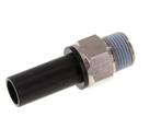 14mm x R3/8 insteekfitting Messing/PA 66 Buitendraad NBR, Verzenden, Nieuw