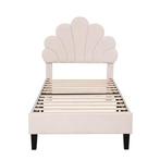 Gestoffeerd Kinderbed 90x200 cm met Bloem Hoofdbord, Verzenden, Nieuw