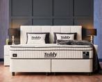 Opberg boxspring Teddy Beige - 180x200 cm, Verzenden, Nieuw, Beige, Modern